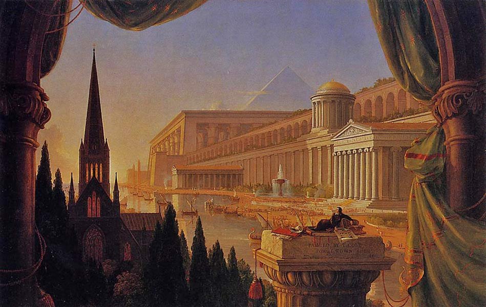 Képtalálat a következőre: „thomas cole az építész álma”